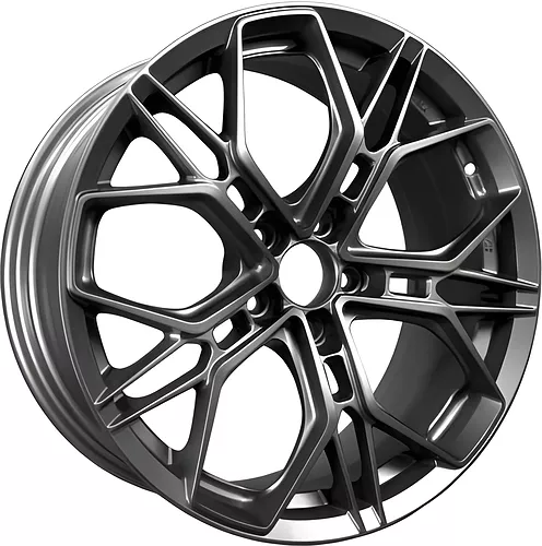 Inch ZJH 8.5x19 5x112 ET 28 Dia 66.6 Satin Gunmetal