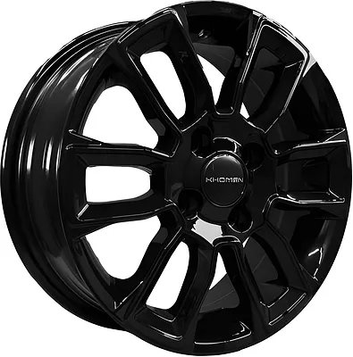 Khomen Wheels KHW1406 (Solaris/Logan/Rio) 5.5x14 4x100 ET 43 Dia 67.1 Black