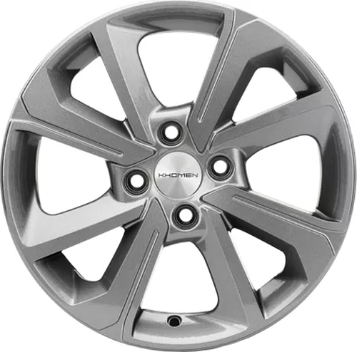 Khomen Wheels KHW1501 (Logan/Sandero/Xray) 6x15 4x100 ET 40 Dia 60.1 Black-FP