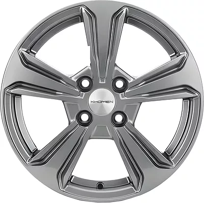 Khomen Wheels KHW1502 (Solaris II) 6x15 4x100 ET 46 Dia 54.1 Gray