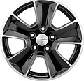 Khomen Wheels KHW1601 (Chery Tiggo 3/Tiggo 3 Pro) 6.5x16 5x108 ET 45 Dia 60.1 Black