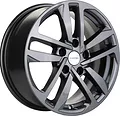 Khomen Wheels KHW1612 (Polo) 6.5x16 5x100 ET 39 Dia 57.1 Black