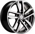 Khomen Wheels KHW1612 (Polo) 6.5x16 5x100 ET 39 Dia 57.1 Black