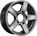 Khomen Wheels KHW1614 (Niva 4x4) 6.5x16 5x139.7 ET 40 Dia 98.5 Black-FP