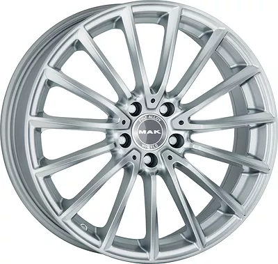 Mak Komet 7.5x17 5x112 ET 40 Dia 66.6 silver