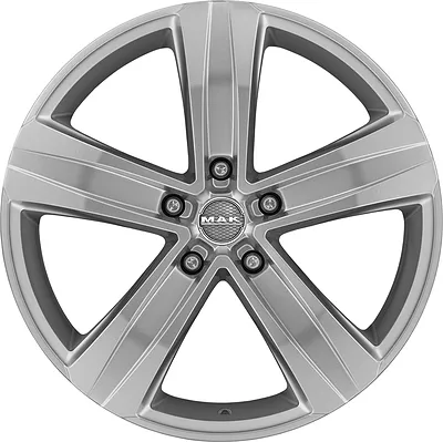Mak Stone 5 6.5x16 5x120 ET 50 Dia 65.1 silver