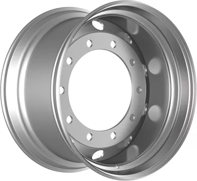 Accuride 10/335/281/0 11.75x22.5 10x335 ET 0 Dia 281 Silver