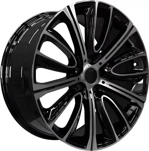 PDW 5241 8x18 5x112 ET 30 Dia 66 Gloss Black Machine Face