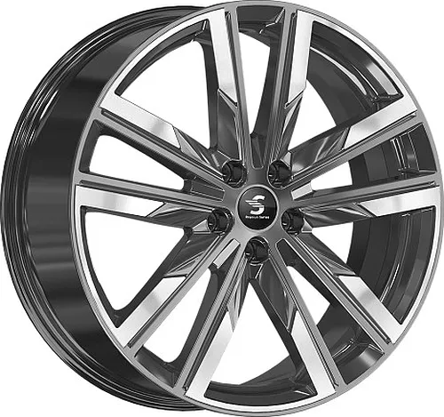 Premium Series KP014 8x20 5x108 ET 39 Dia 60.1 Diamond Gloss Graphite