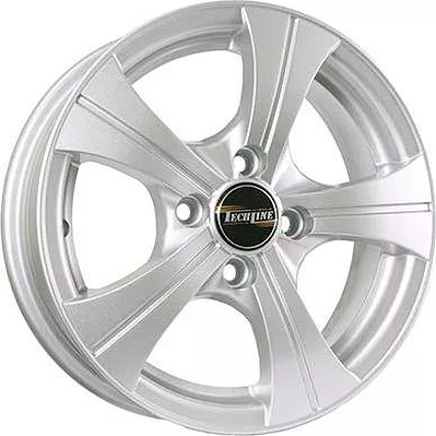 Tech Line TL410 5.5x14 4x100 ET 43 Dia 67.1 silver