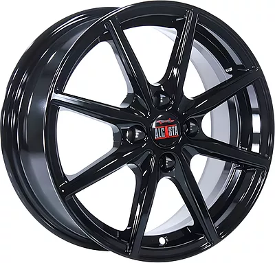 Alcasta M63 6x15 4x100 ET 46 Dia 60.1 black
