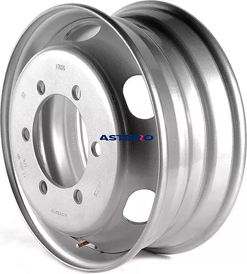 Asterro 6/205/161/114 6x17.5 6x205 ET 114 Dia 161 Silver