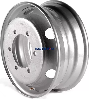 Asterro 6/205/161/115 6x17.5 6x205 ET 115 Dia 161 Silver
