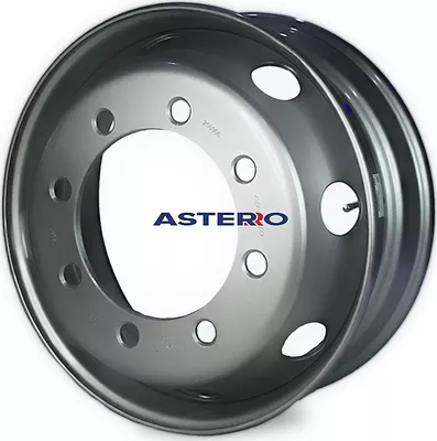 Asterro 8/275/221/133 6.75x19.5 8x275 ET 133 Dia 221 Silver