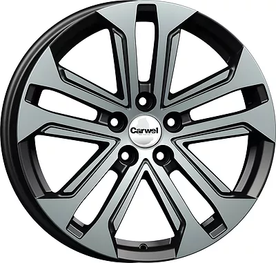 Carwel Витус 7x18 5x114.3 ET 35 Dia 60.1 BK