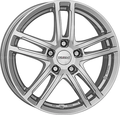 Dezent TZ 7.5x17 5x108 ET 52.5 Dia 63.4 silver
