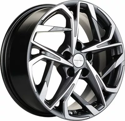 Khomen Wheels KHW1716 (Kodiaq/Tiguan) 7x17 5x112 ET 40 Dia 57.1 Black-FP