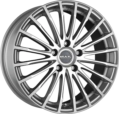 Mak Fatale 7.5x17 5x112 ET 43 Dia 76 silver