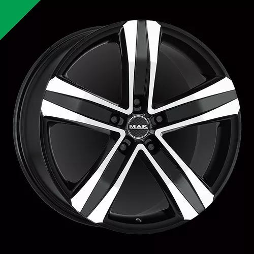 Mak Stone 5 3 6.5x15 5x160 ET 58 Dia 65.1 Gloss Black