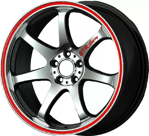 Race Ready CSS356 7x16 4x100 ET 42 Dia 60.1 BLK/M