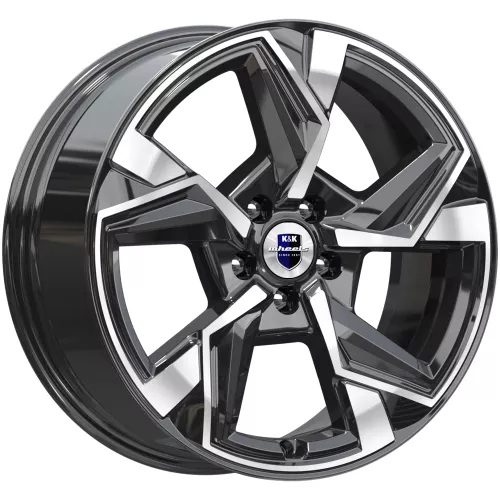 КиК Кайан 7.5x18 5x115 ET 43 Dia 70.2 дарк платинум